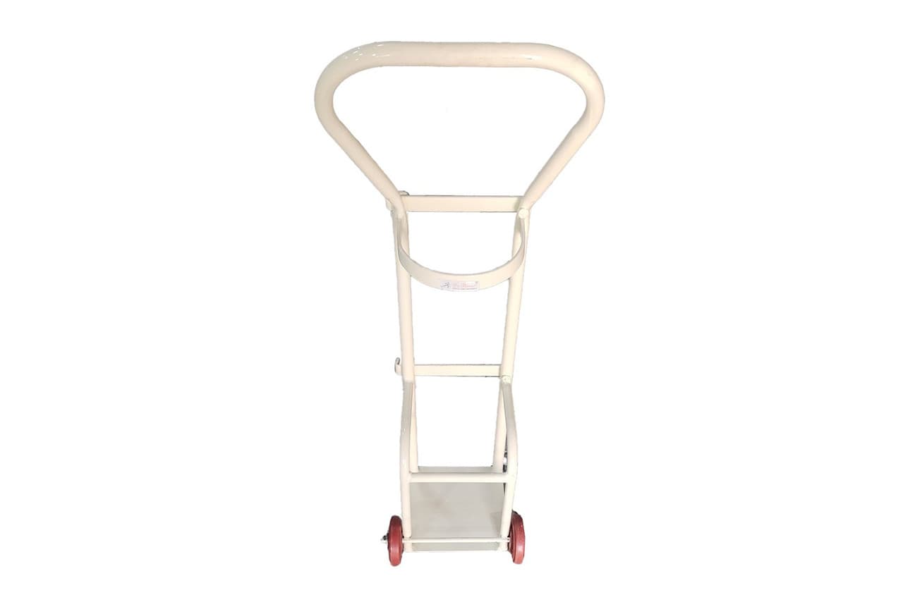 Small Oxygen Cylinder Trolley with Wheels | Hospital Oxygen Trolley in Nepal