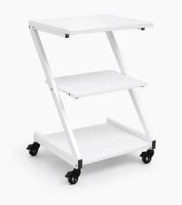 Premium Z-Shaped Utility Trolley (Z-Trolly) with Wheels | Multi-Purpose Medical & Office Equipment Stand view 1