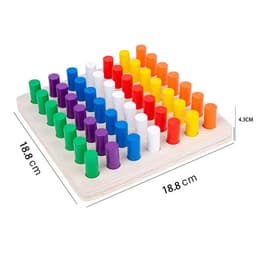Wooden Peg Board view 1