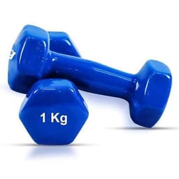 Vinyl Coated Anti-Roll Hexagonal Dumbbell Set (1 KG Pair) view 2