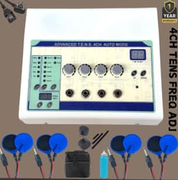 Advanced T.E.N.S. 4CH. Auto Mode (Digital Frequency Adjust Electrotherapy Unit view 1
