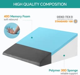 Wedge Pillow for Sleeping & Upper Body Support view 2