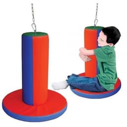 Pediatric Sensory Bolster Swing with Disc Seat (Hanging Therapy Bolster Swing) view 1