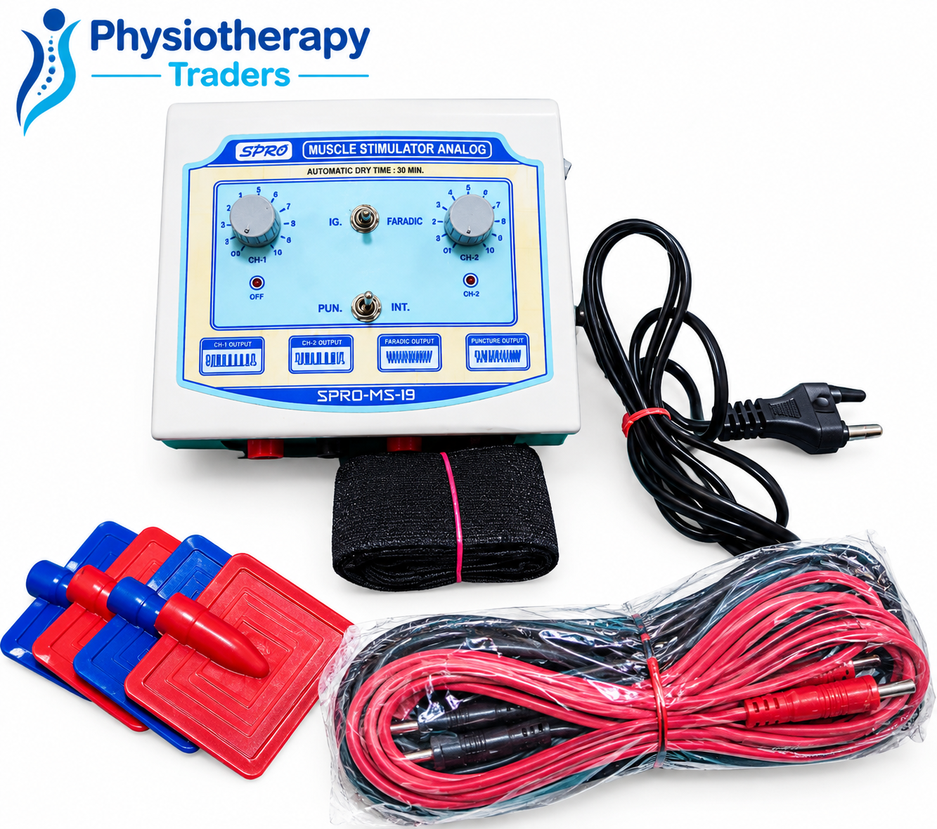 Mini Analog Muscle Stimulator Unit for Neurological Rehabilitation & Muscle Toning Nepa view 1