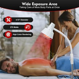 Heat Therapy Floor Stand Lamp / IRR Lamp (Flexible Gooseneck) view 3