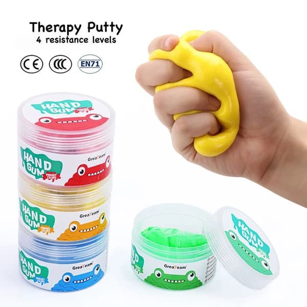 Therapy Putty / Hand Gum (4 Resistance Levels Set)