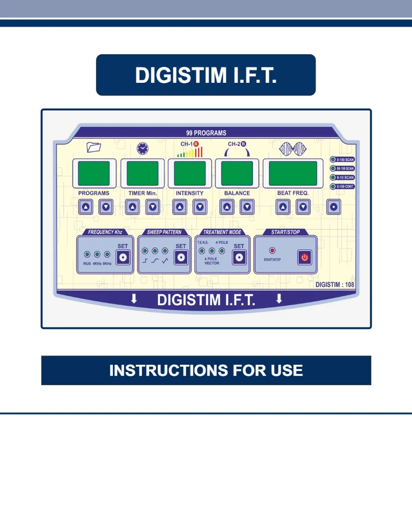 Interferential Therapy Unit ( IFT 99 PROGRAM), Dual, Digital)