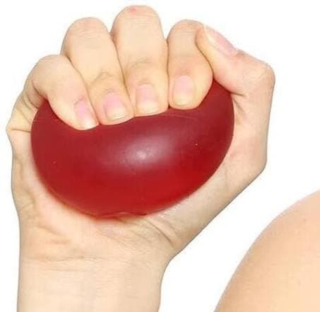 Premium Gel Hand Exercise Ball – Thermoplastic Silicone Squeeze Ball for Finger Strength, Wrist Rehabilitation & Stress Relief