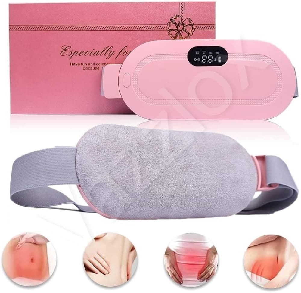 Period Cramp Relief Heating Pad Pain Device