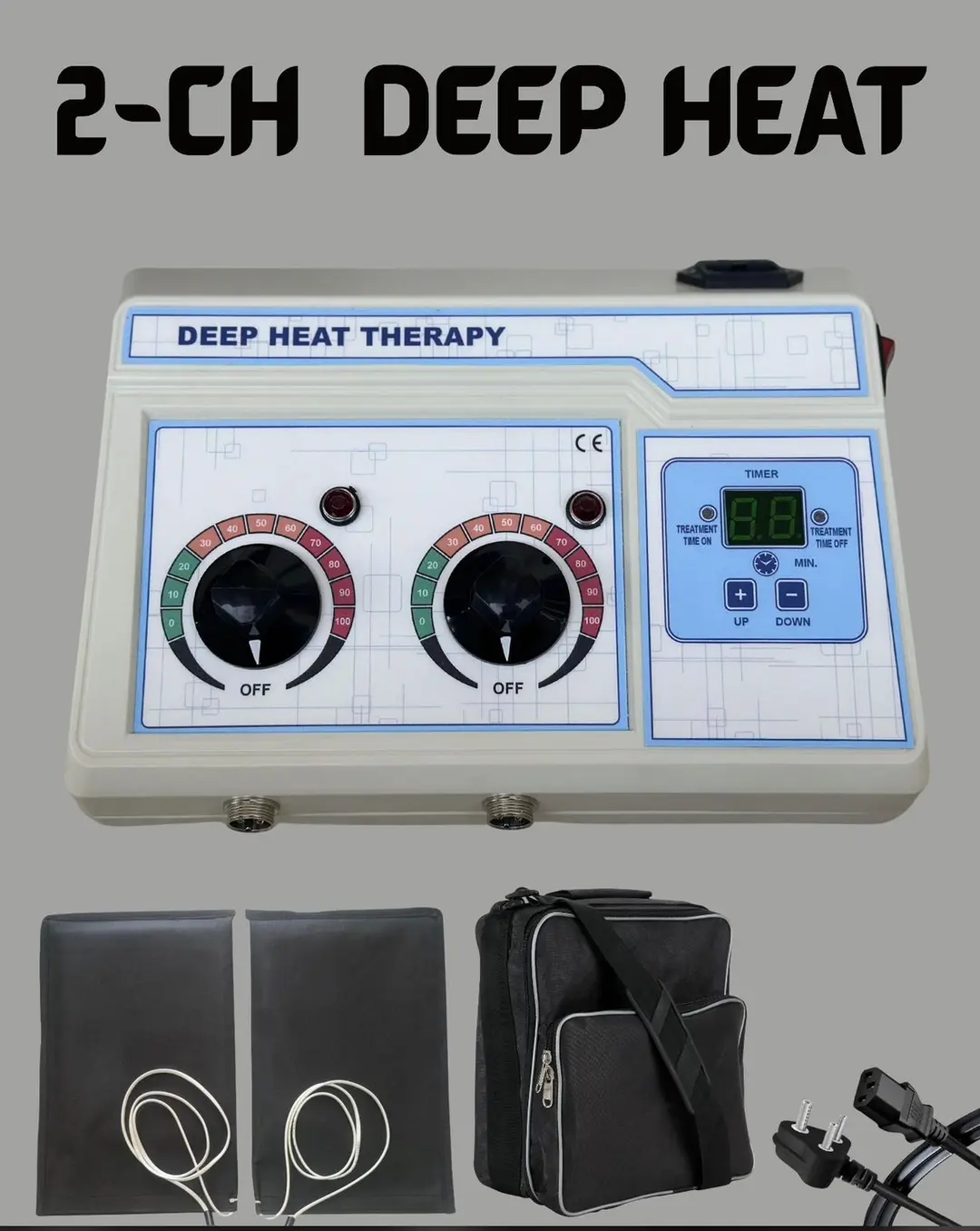 2-Channel Deep Heat Therapy Machine